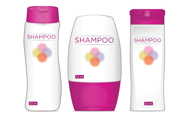 Bottle design for shampoo product